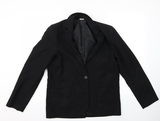 George Girls Black   Jacket  Size 15 Years