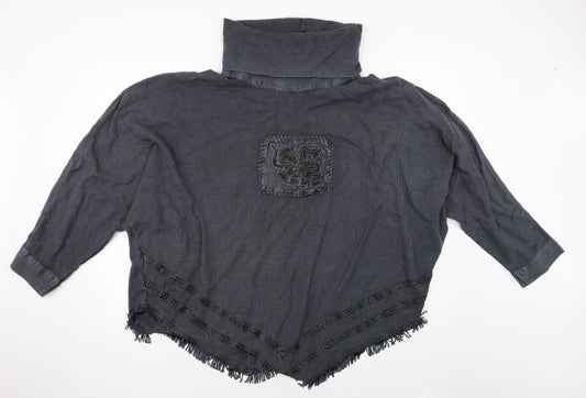 clubhouze Womens Grey   Pullover Jumper One Size