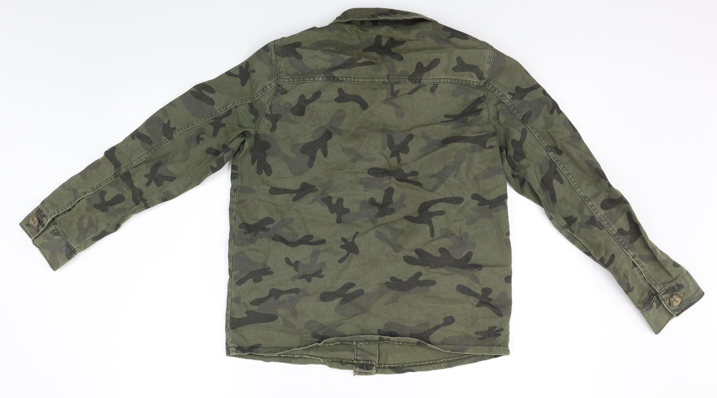Select Womens Green Camouflage  Jacket  Size 6