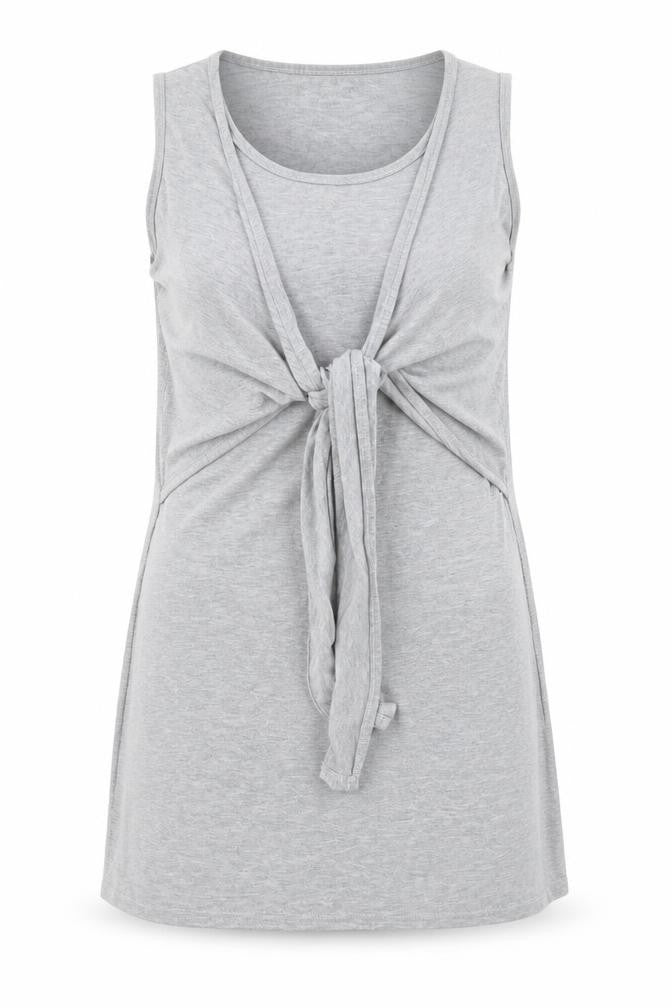 Boohoo Womens Grey   Basic Blouse Size 10