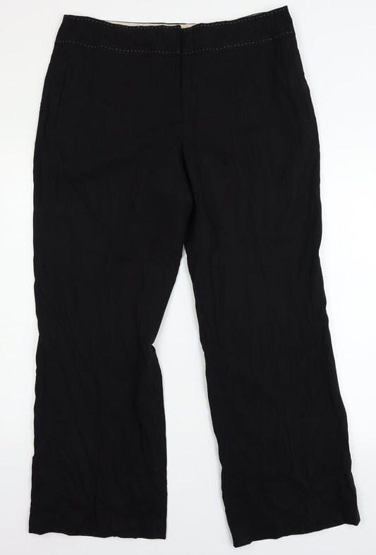 NEXT Womens Black   Dress Pants Trousers Size 16 L28 in