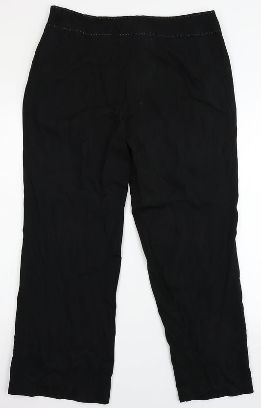 NEXT Womens Black   Dress Pants Trousers Size 16 L28 in