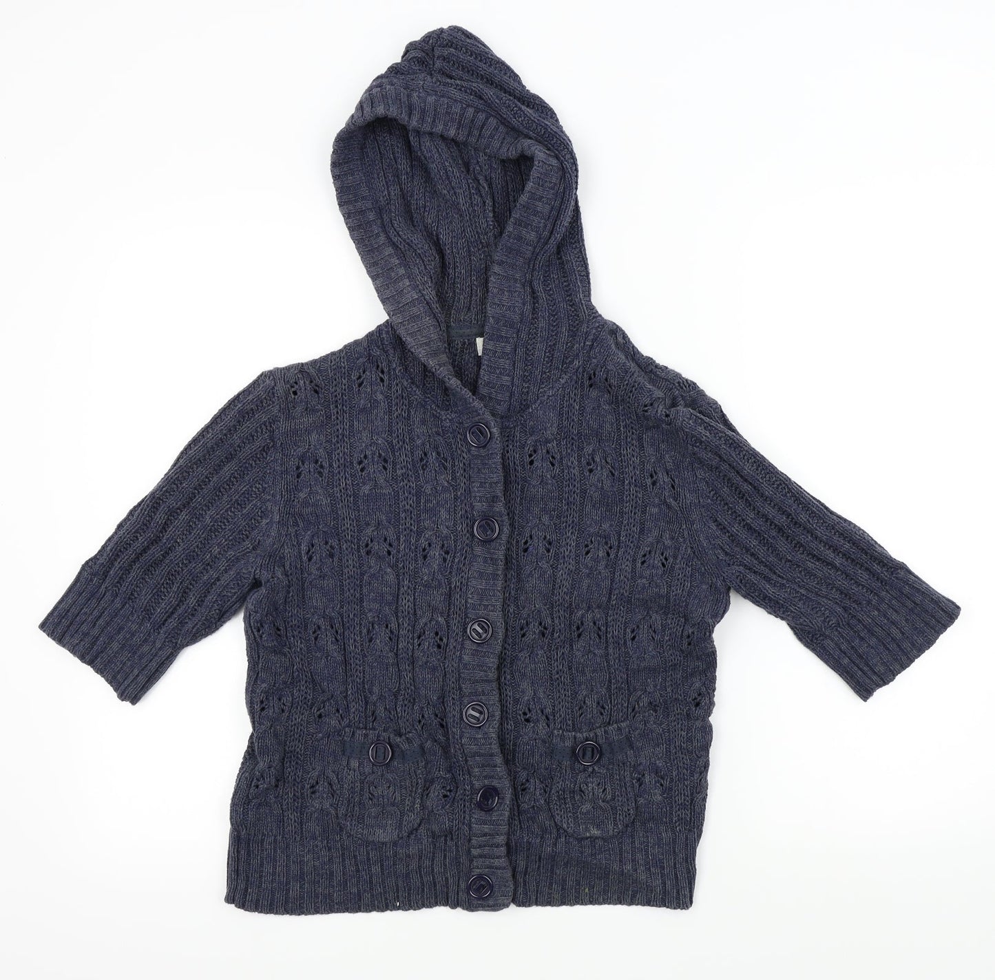 Papaya Womens Blue   Cardigan Jumper Size 14