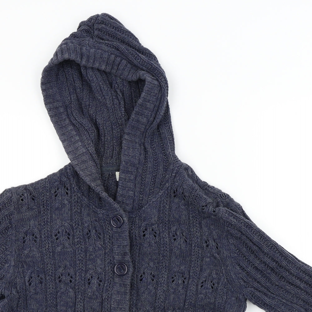 Papaya Womens Blue   Cardigan Jumper Size 14
