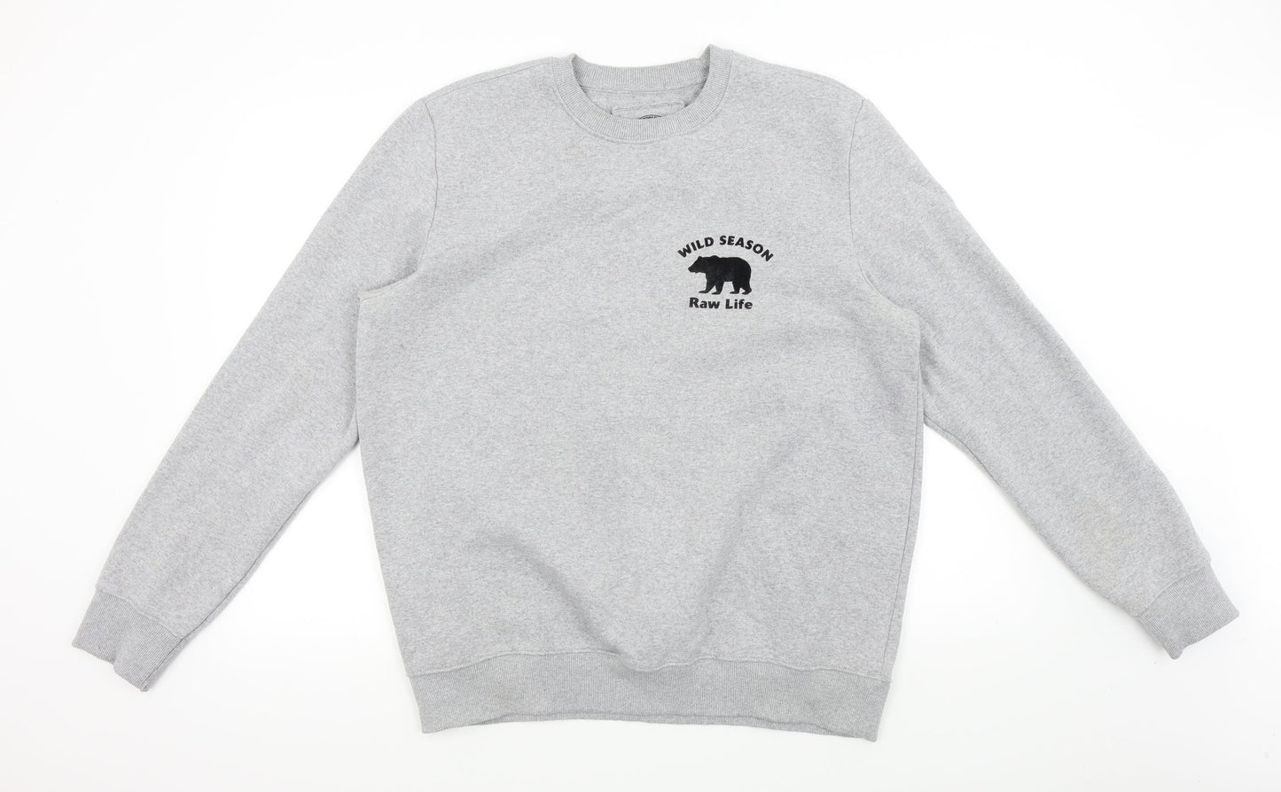 Authentic Mens Grey   Pullover Jumper Size L