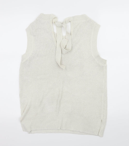 NEXT Womens Ivory  Knit Pullover Jumper Size 14