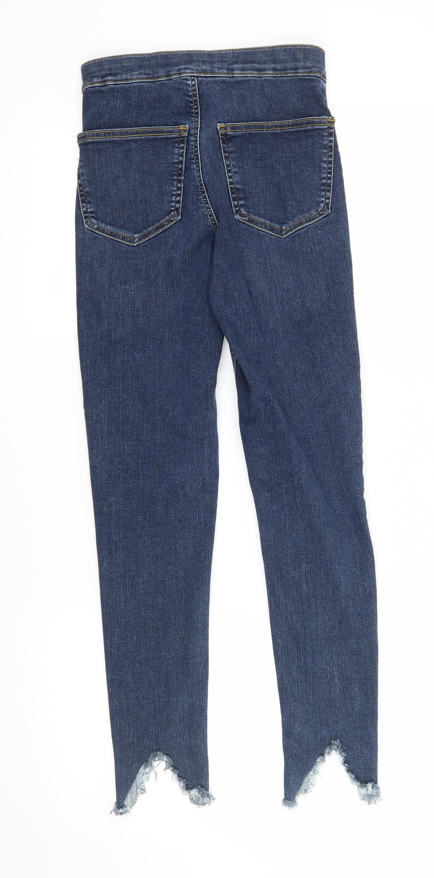 Topshop Womens Blue  Denim Skinny Jeans  L30 in