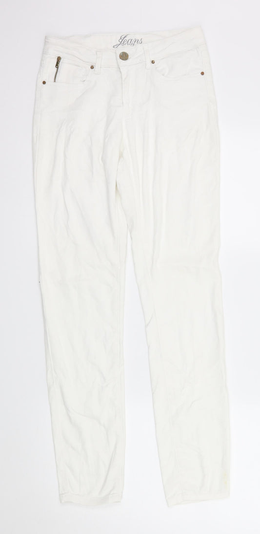Jorsay Jeans  Womens White  Denim Skinny Jeans Size 8 L30 in