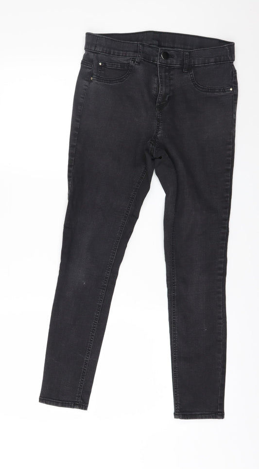 George Womens Grey  Denim Skinny Jeans Size 10 L26 in