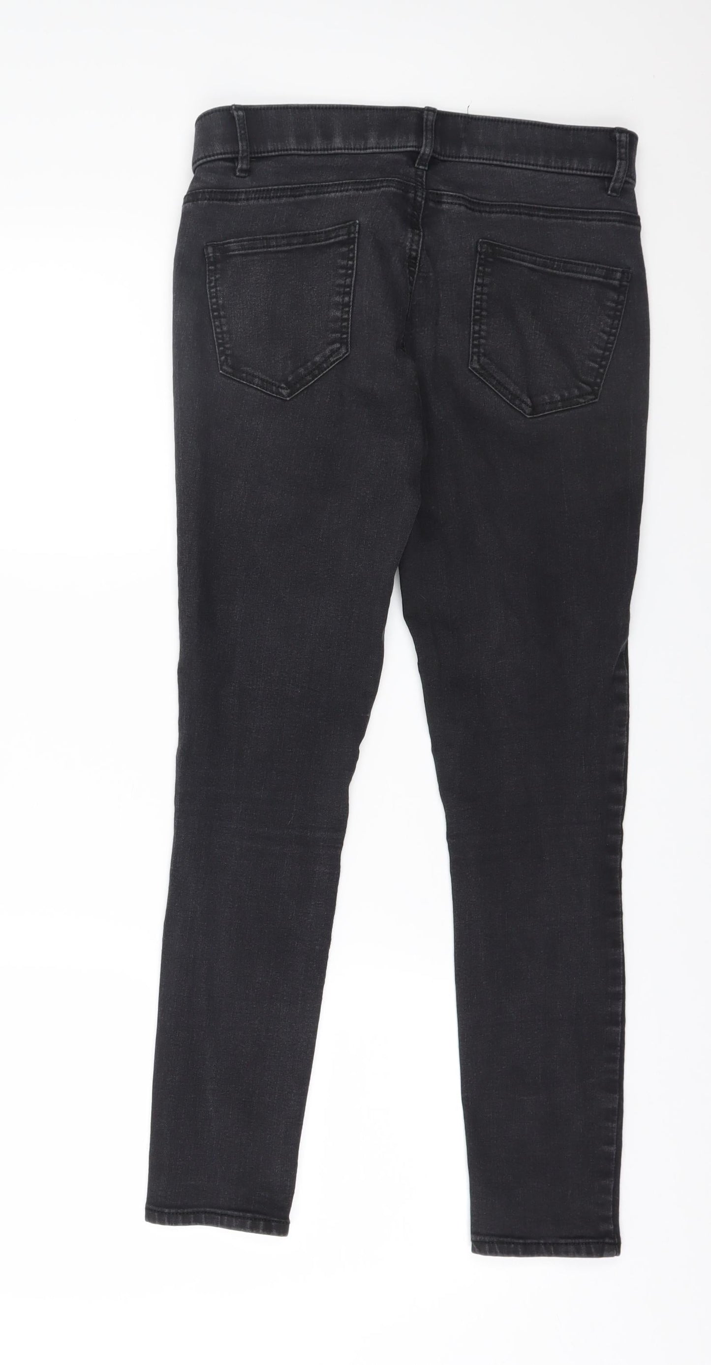 George Womens Grey  Denim Skinny Jeans Size 10 L26 in