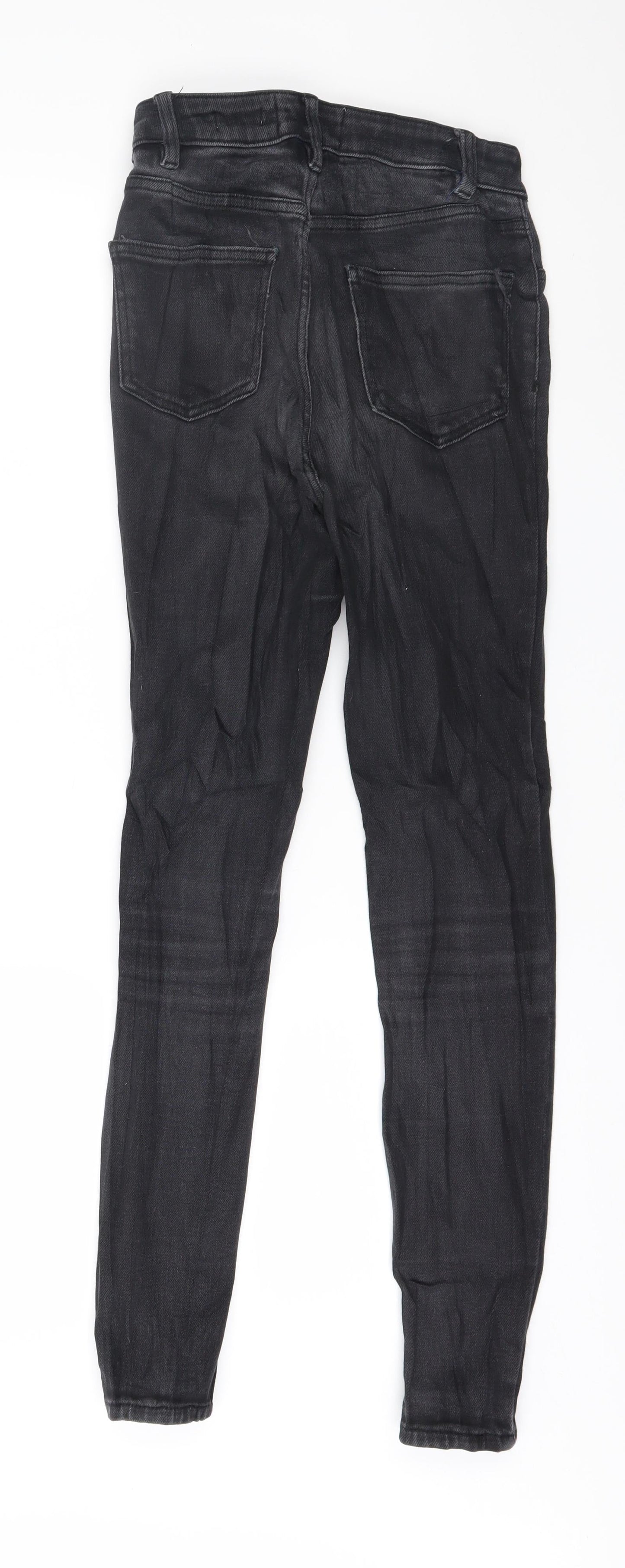 New Look Womens Grey  Denim Skinny Jeans Size 10 L28 in