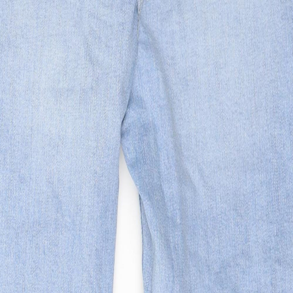 George Womens Blue  Denim Straight Jeans Size 6 L30 in