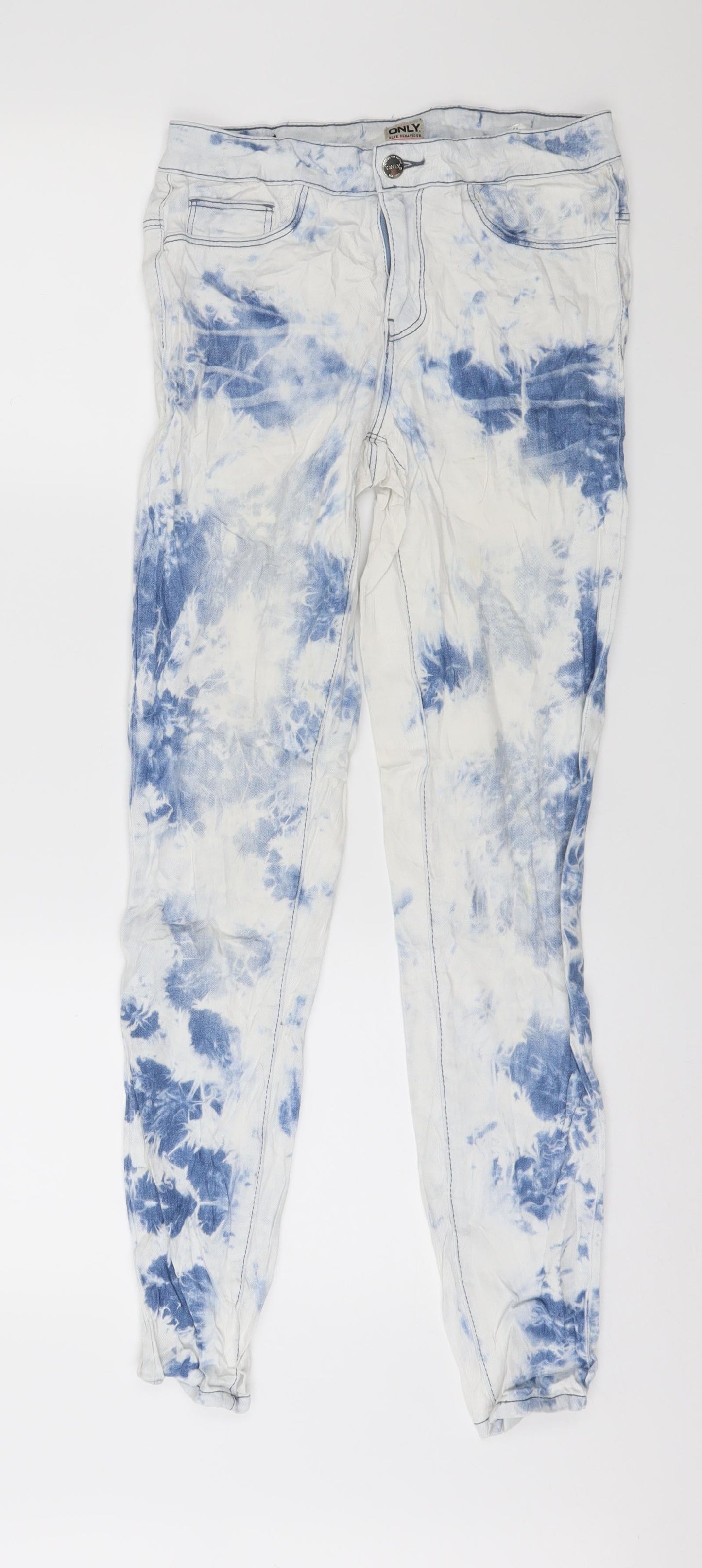 Only Womens Blue  Denim Skinny Jeans Size S L28 in