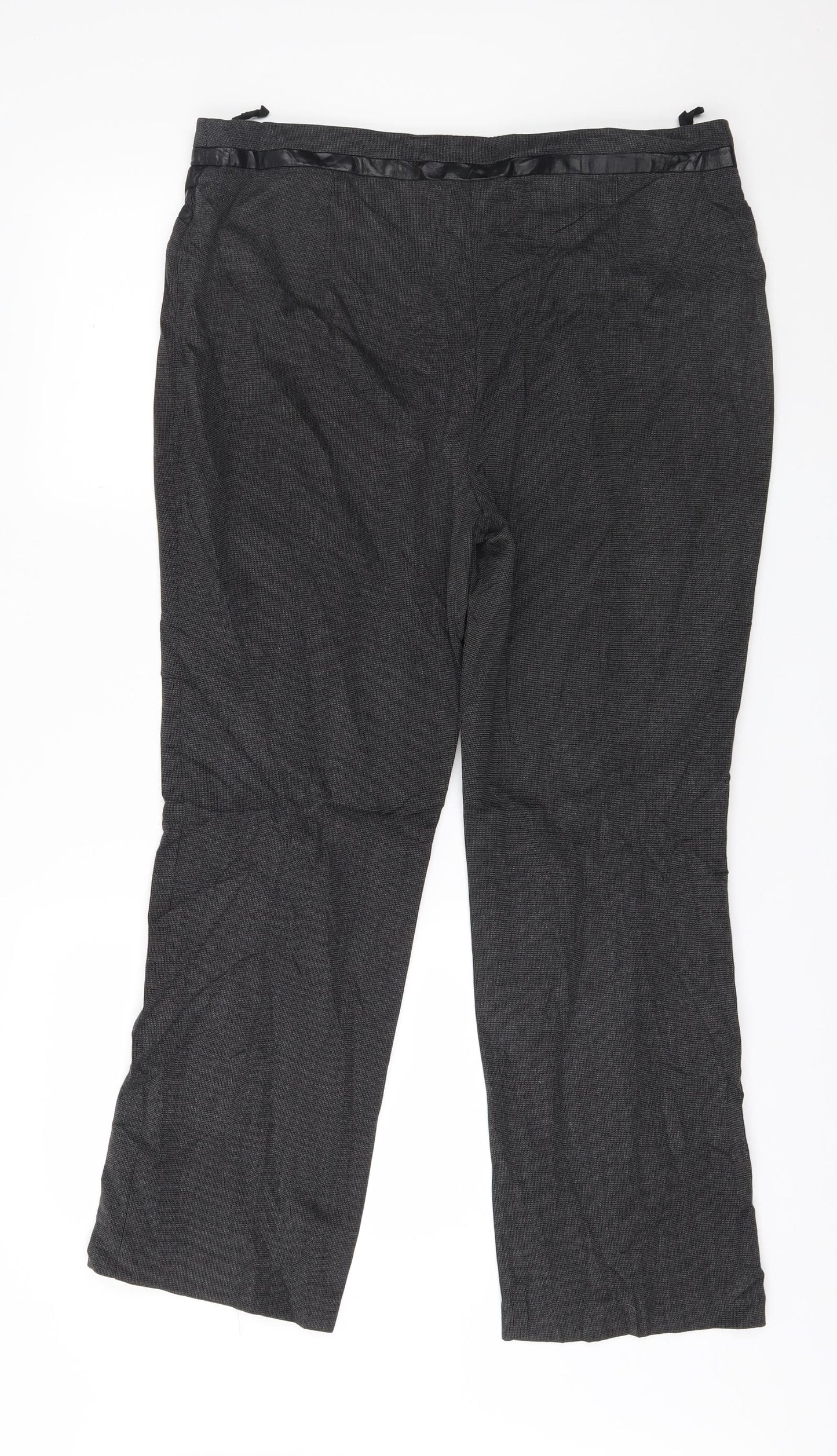 Marks and Spencer Womens Grey   Rain Trousers Trousers Size 14 L28 in