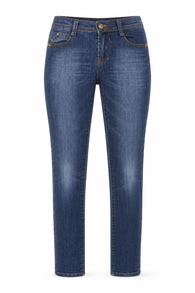 Denim & Co. Womens Blue  Denim Skinny Jeans Size 8 L31 in