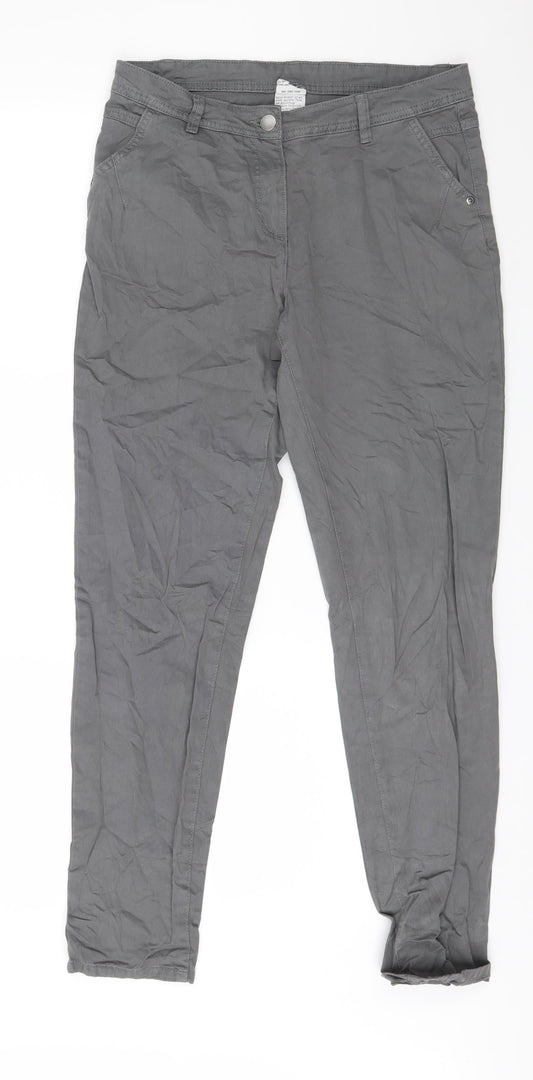 Up Fashion Womens Grey   Trousers  Size 30 in L29 in