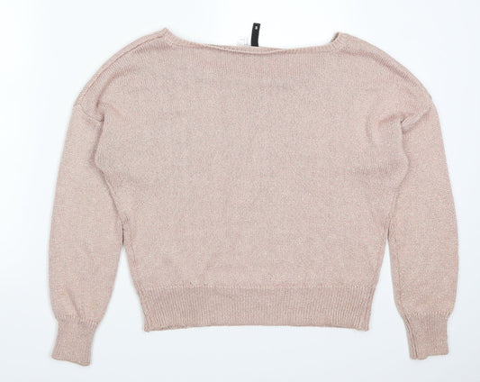 H&M Womens Pink   Pullover Jumper Size S