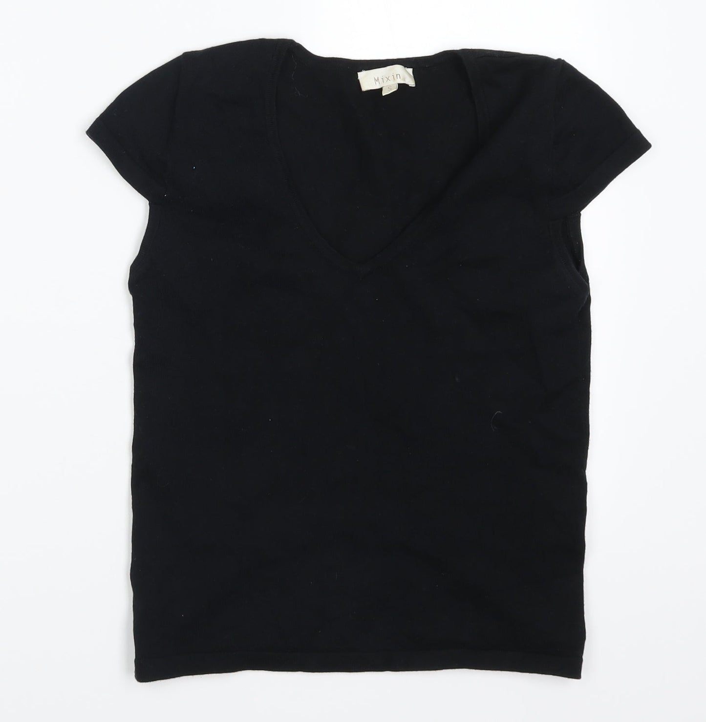 Mixin Womens Black   Basic T-Shirt Size S