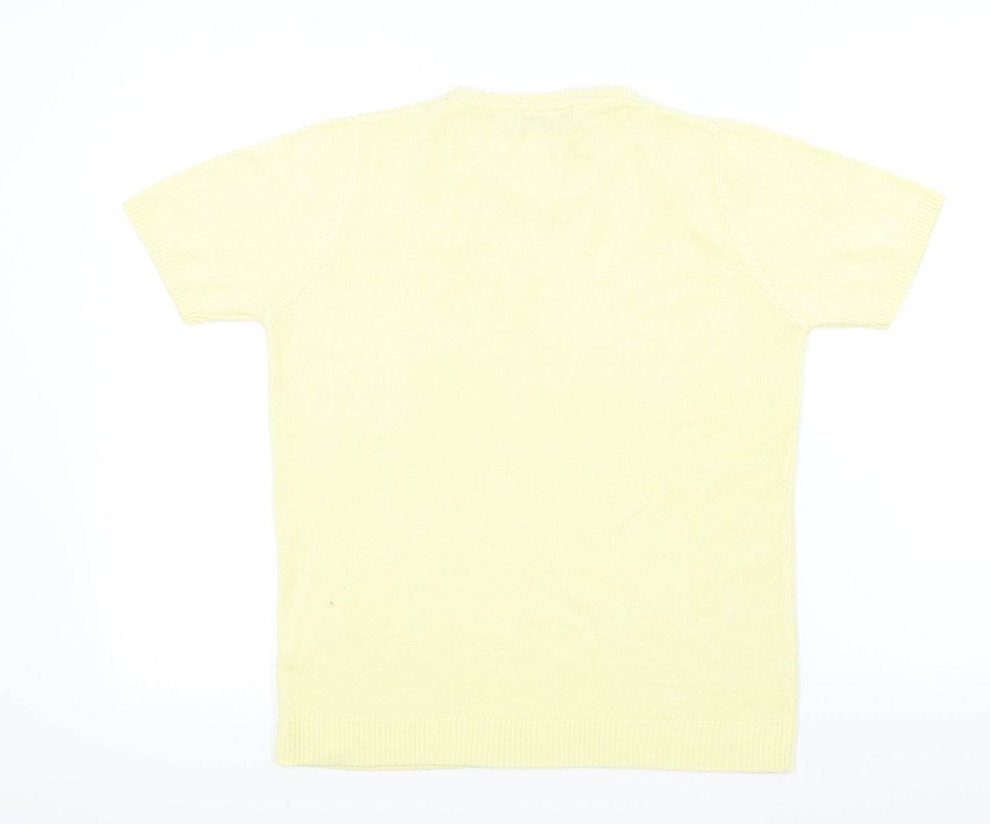 Pure & Natural Womens Yellow   Pullover Jumper Size 10