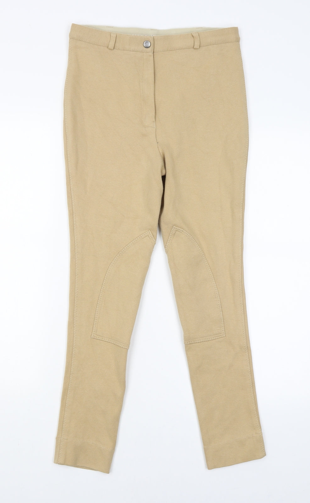 Harry Hall Womens Beige   Trousers  Size 8 L25 in