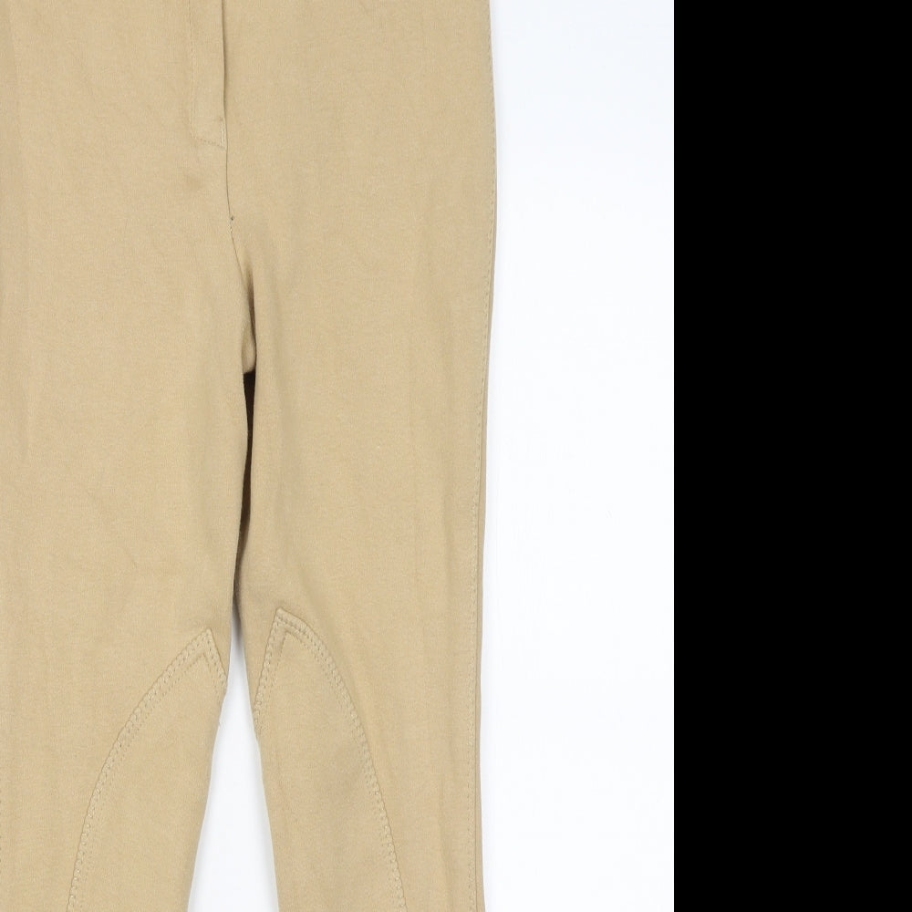 Harry Hall Womens Beige   Trousers  Size 8 L25 in