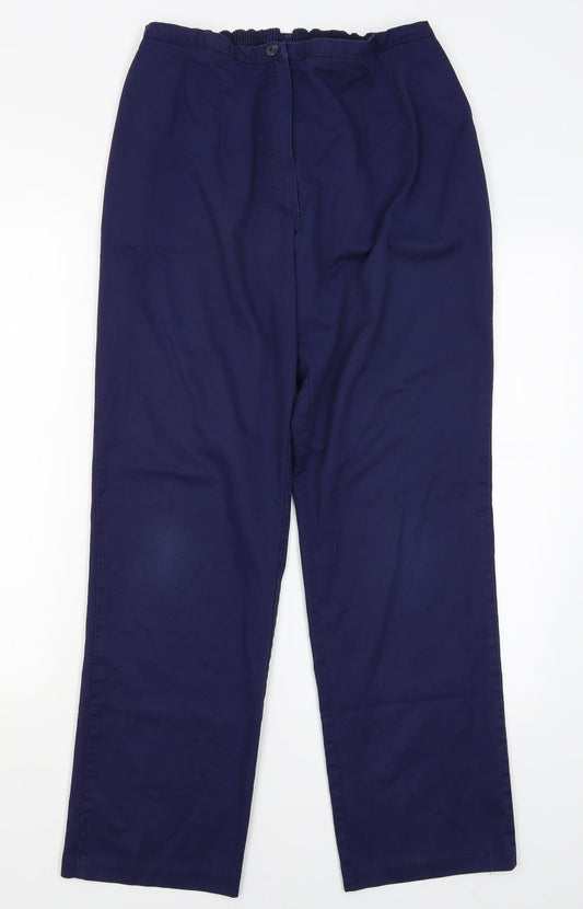 Preworn Womens Blue   Trousers  Size 12 L30 in