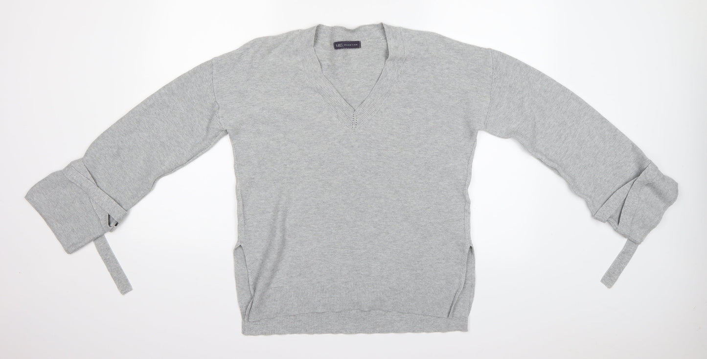 Marks and Spencer Womens Grey   Pullover Jumper Size 10