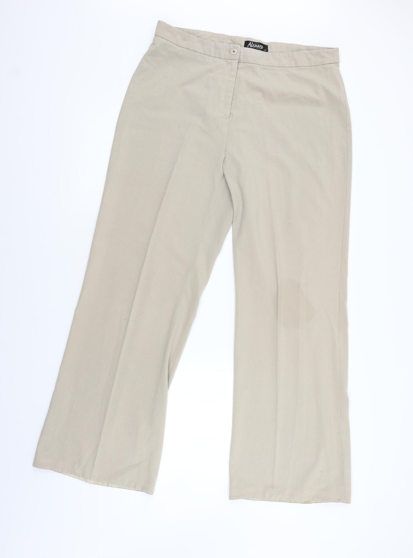 Alexara Womens Beige   Trousers  Size 18 L31 in