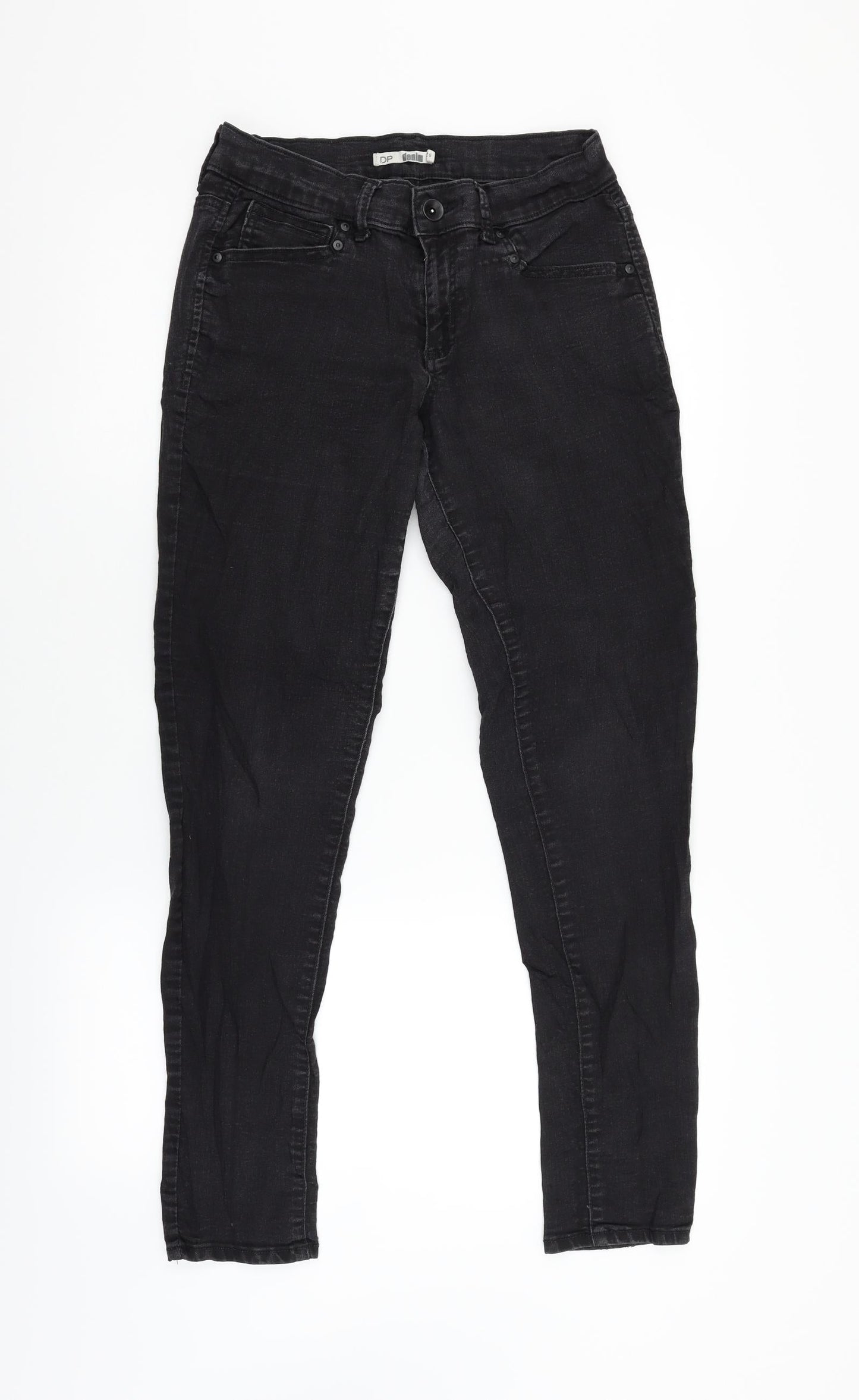 Dorothy Perkins Womens Black  Denim Skinny Jeans Size 12 L29 in