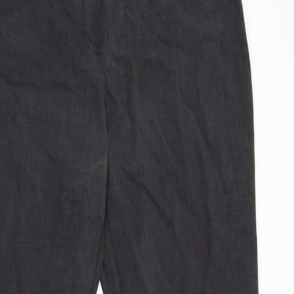 M&Co Womens Black   Trousers  Size 12 L30 in