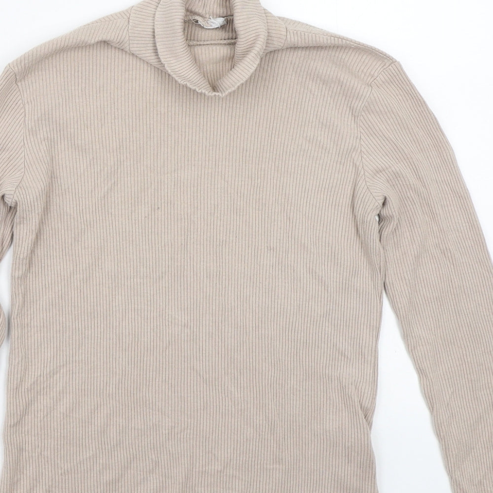 H&M Womens Beige   Pullover Jumper Size S