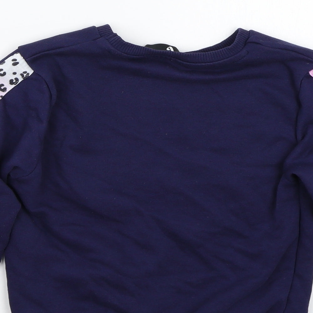 Very Girls Blue   Pullover Jumper Size 7 Years
