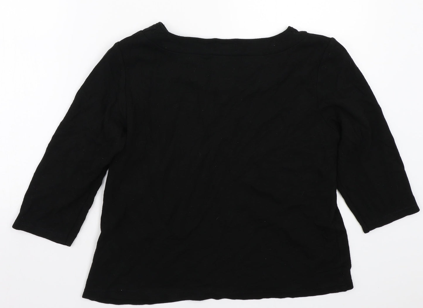 Roman Womens Black   Pullover Jumper Size M