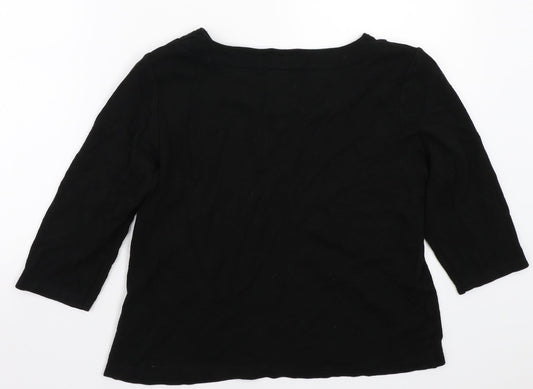 Roman Womens Black   Pullover Jumper Size M