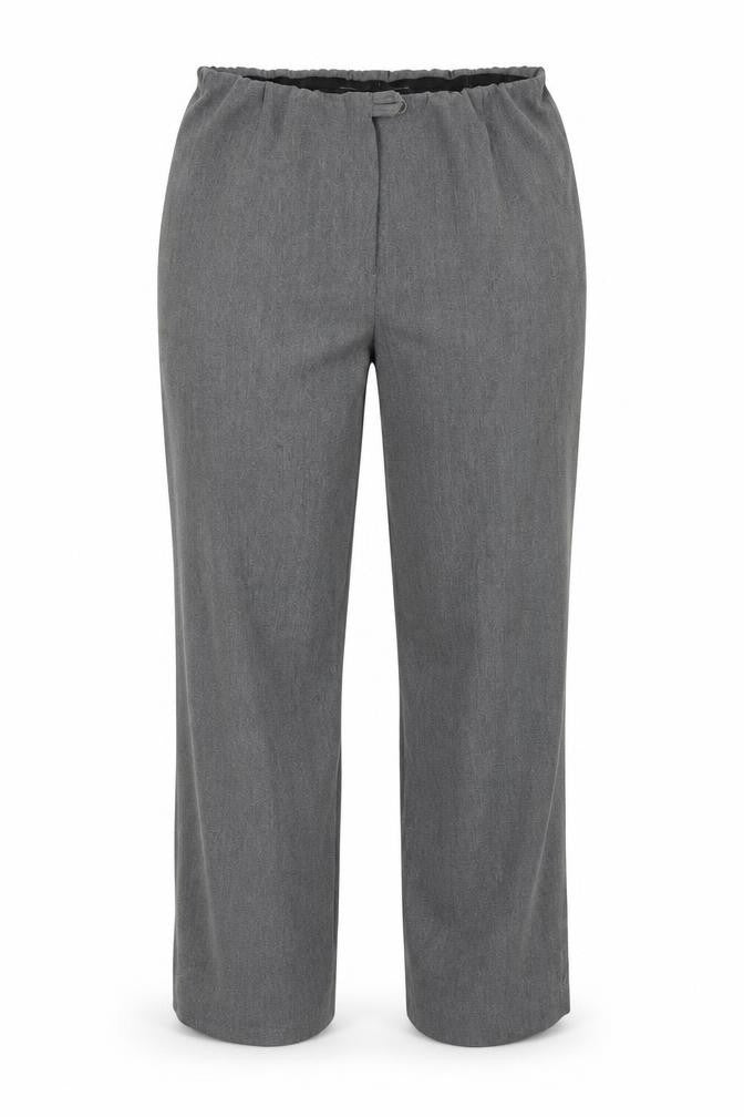 Front view of Paul Seperates women’s grey trousers, size UK 14