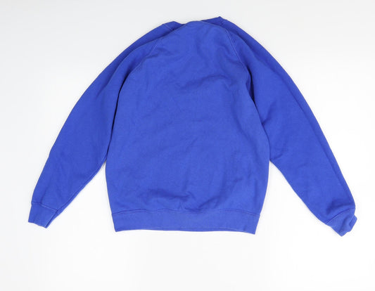 Fruit of the Loom Boys Blue   Pullover Jumper Size 10-11 Years