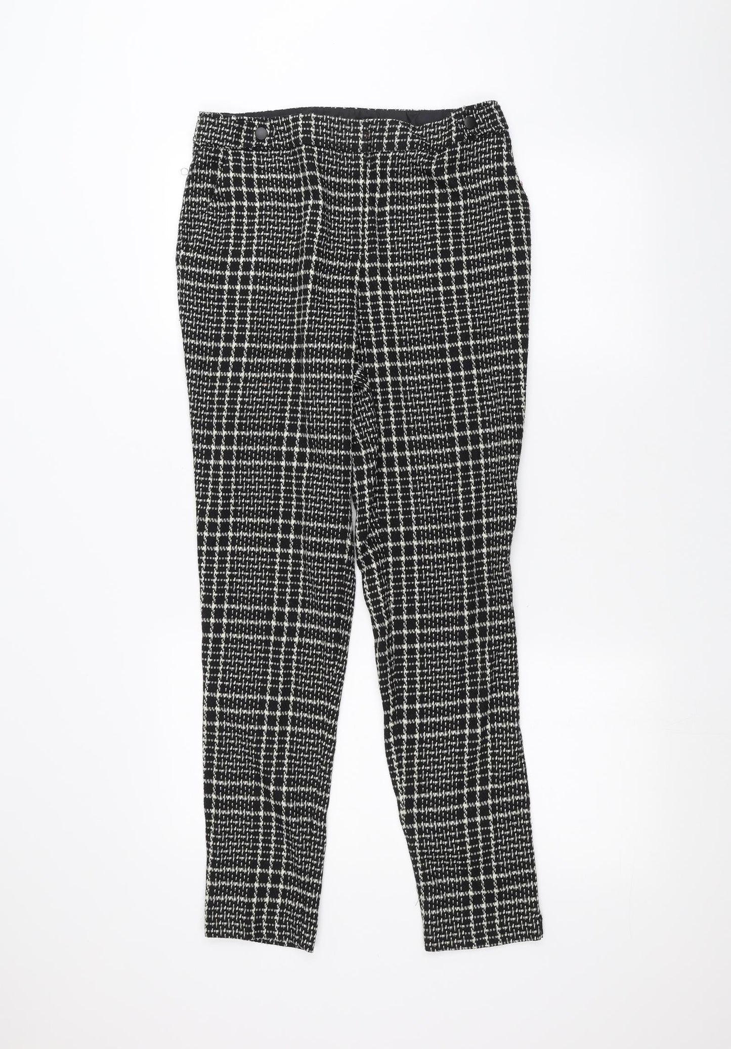 Peacocks Womens Black   Dress Pants Trousers Size 8 L26 in