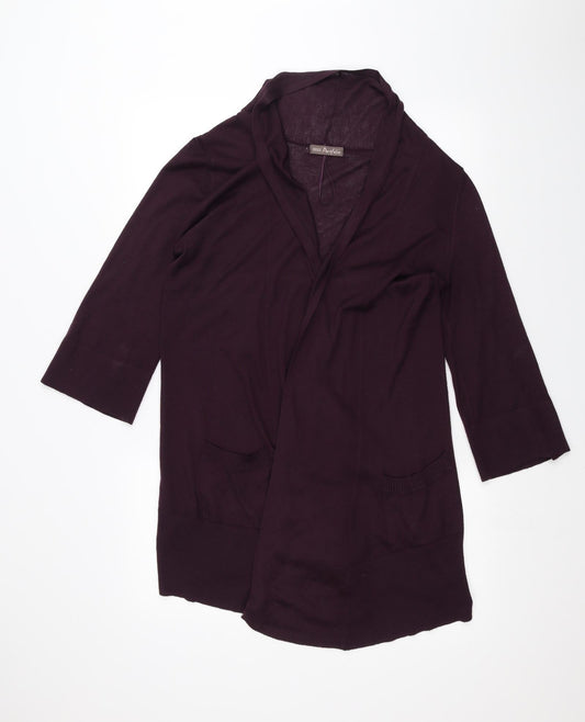 Marks and Spencer Womens Purple   Cardigan Jumper Size 14