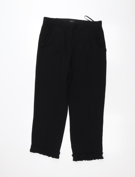 River Island Womens Black   Trousers  Size 10 L23 in