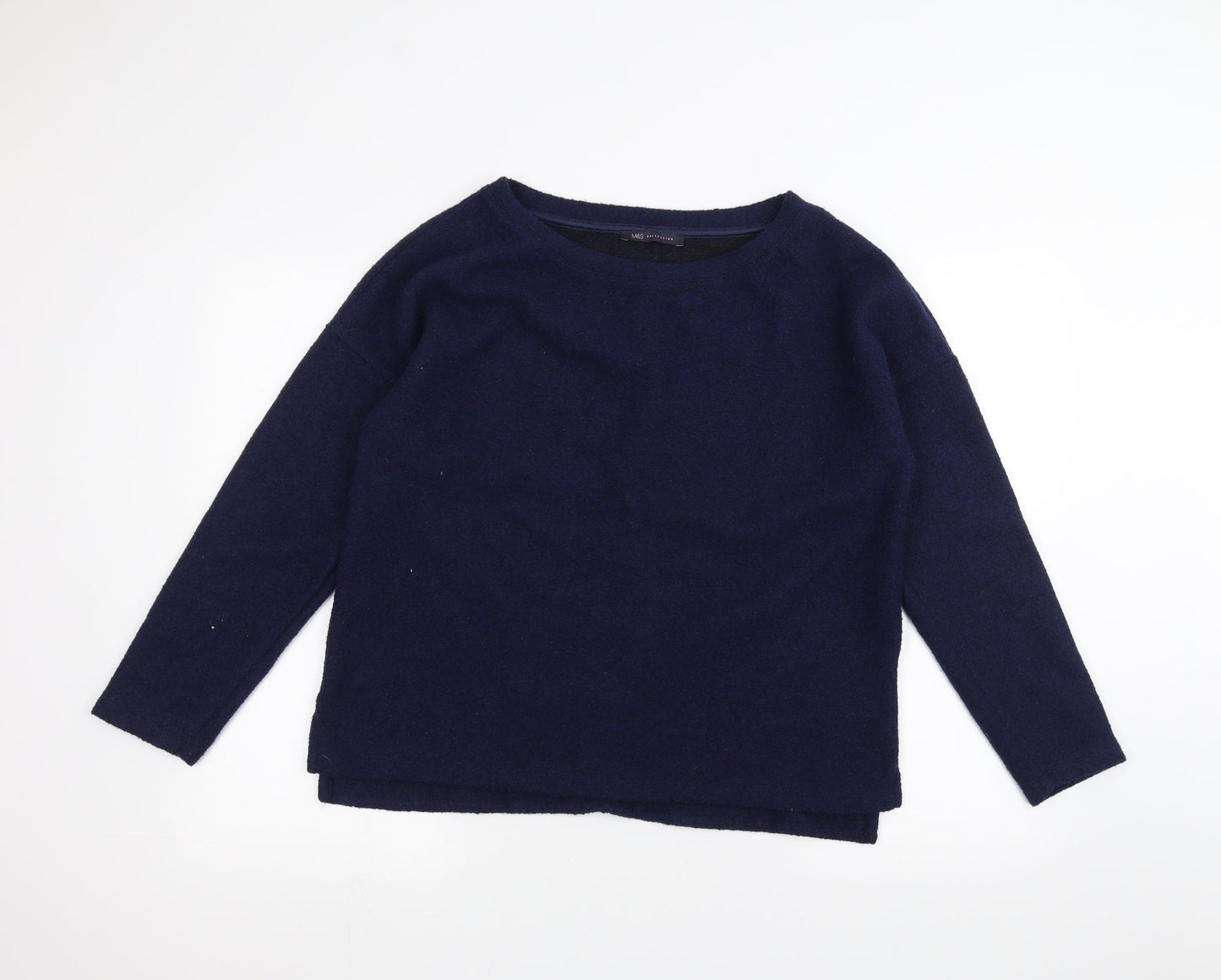 Marks and Spencer Womens Blue   Pullover Jumper Size 14