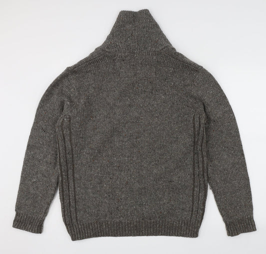 Maine Mens Grey   Pullover Jumper Size M