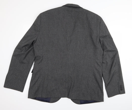 Preworn Mens Grey  Rayon Jacket  Size L