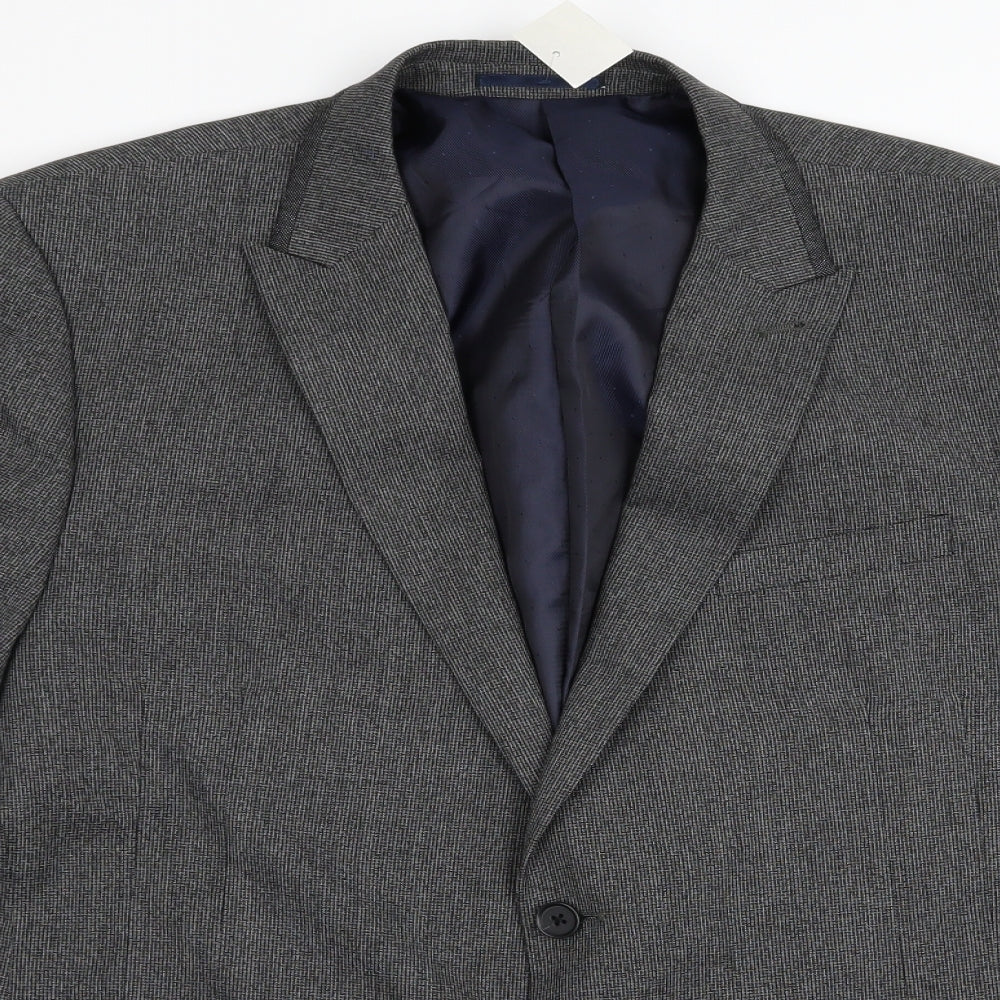 Preworn Mens Grey  Rayon Jacket  Size L