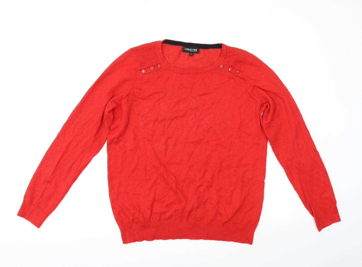 Debenhams Womens Red   Pullover Jumper Size 14
