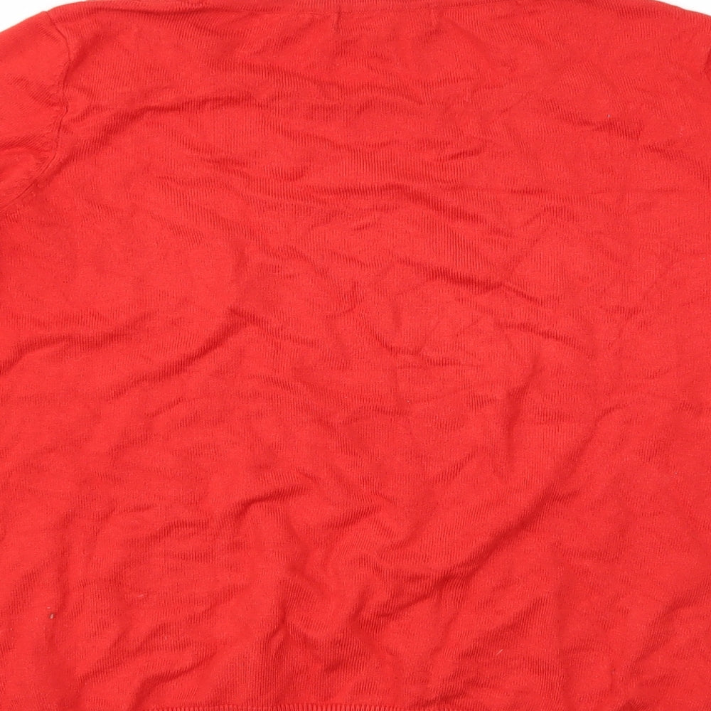 Debenhams Womens Red   Pullover Jumper Size 14