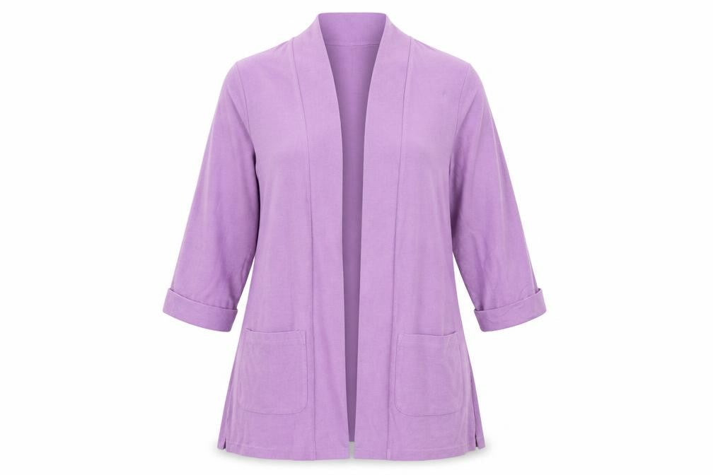 Damart Womens Purple   Overcoat Blazer Size 14