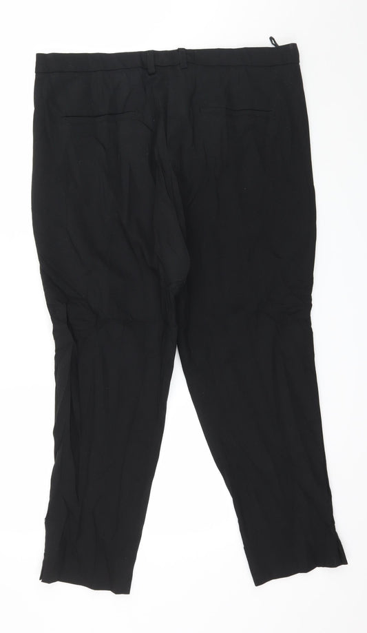 Kley Womens Black   Trousers  Size 18 L28 in
