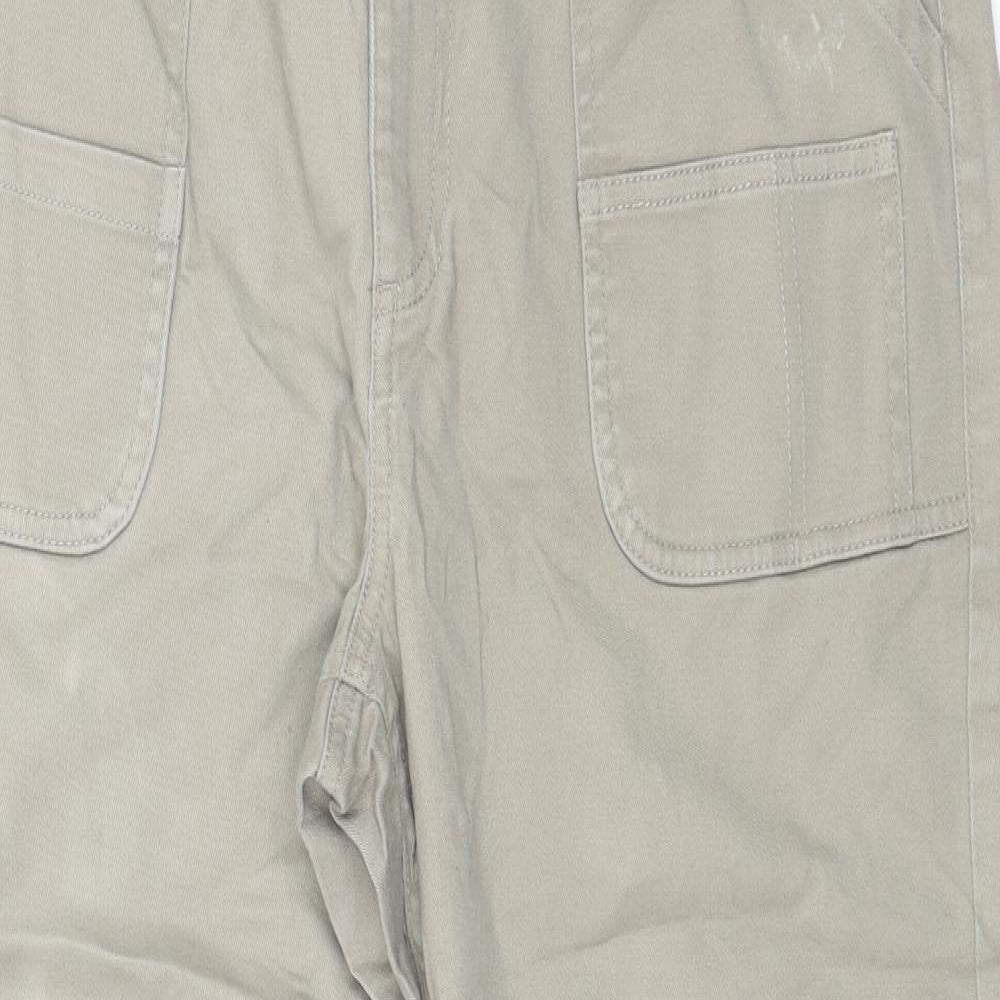 White Stuff Womens Green  Denim Cropped Jeans Size 14 L22 in