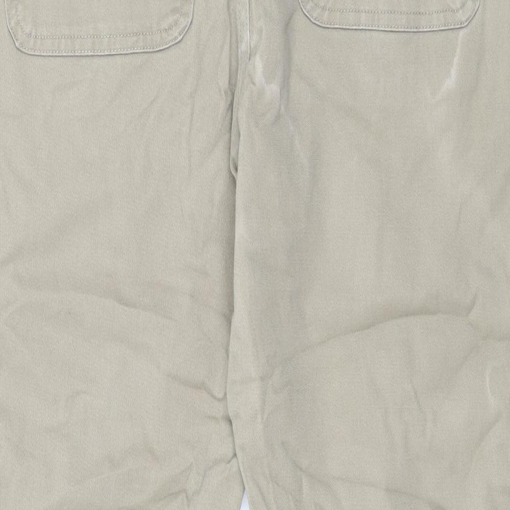 White Stuff Womens Green  Denim Cropped Jeans Size 14 L22 in