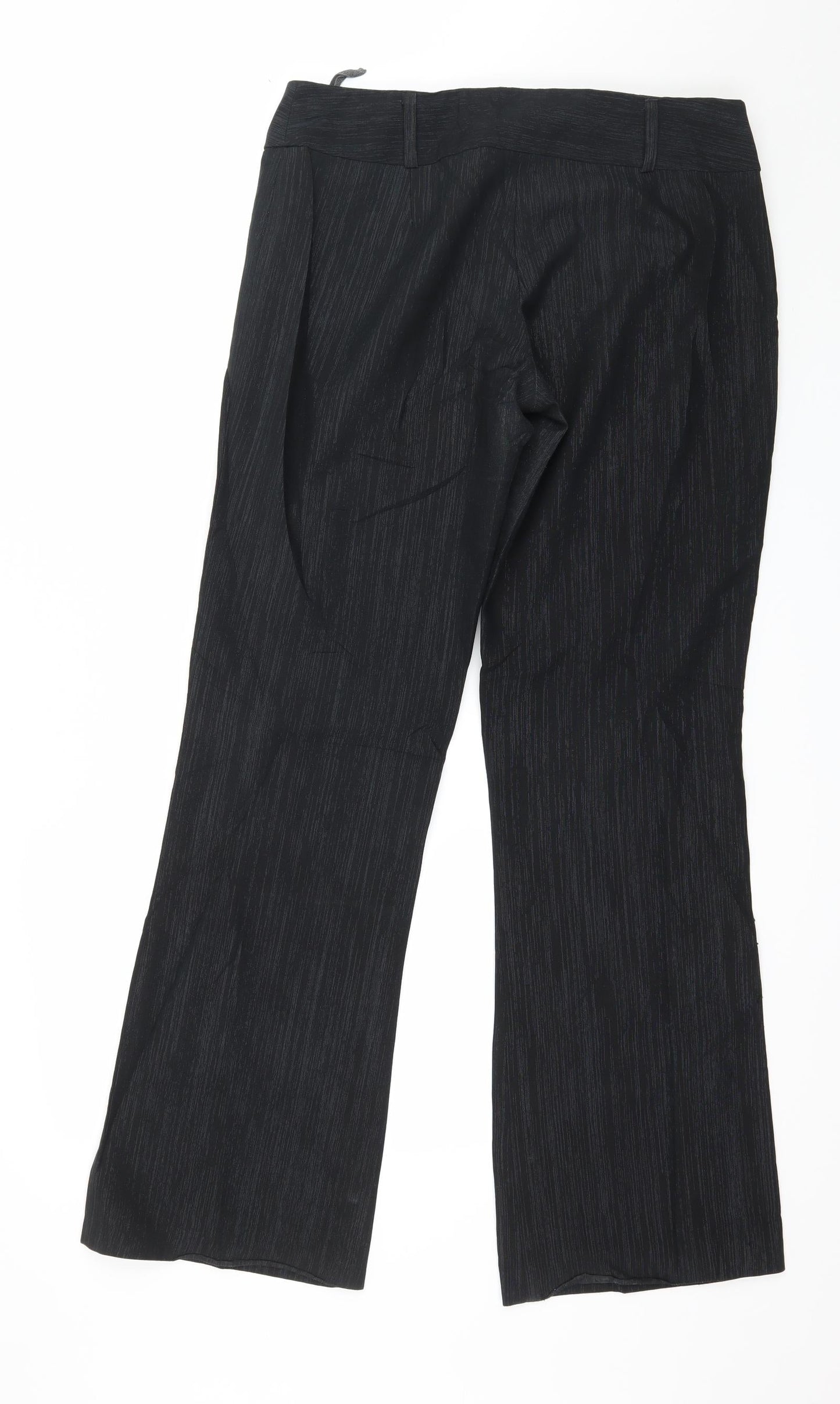 NL Collection Womens Black   Trousers  Size 12 L31 in